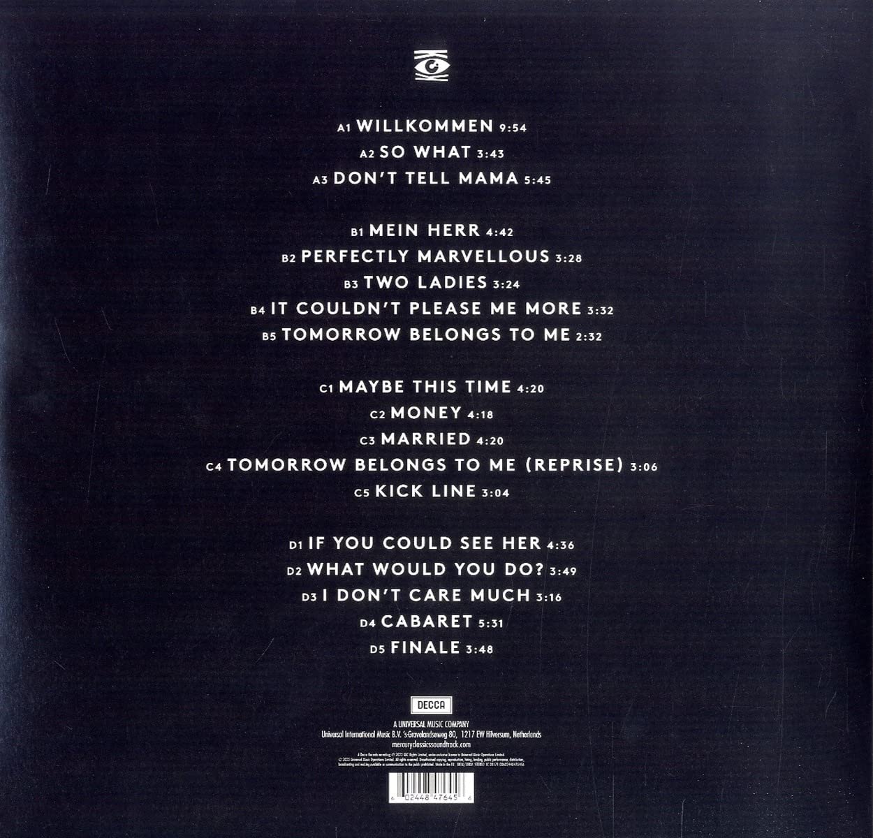 Cabaret (2021 London Cast Recording) - VINYL