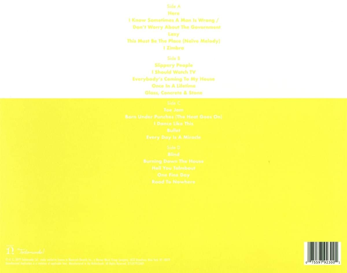 American Utopia on Broadway (Original Cast Recording) - VINYL