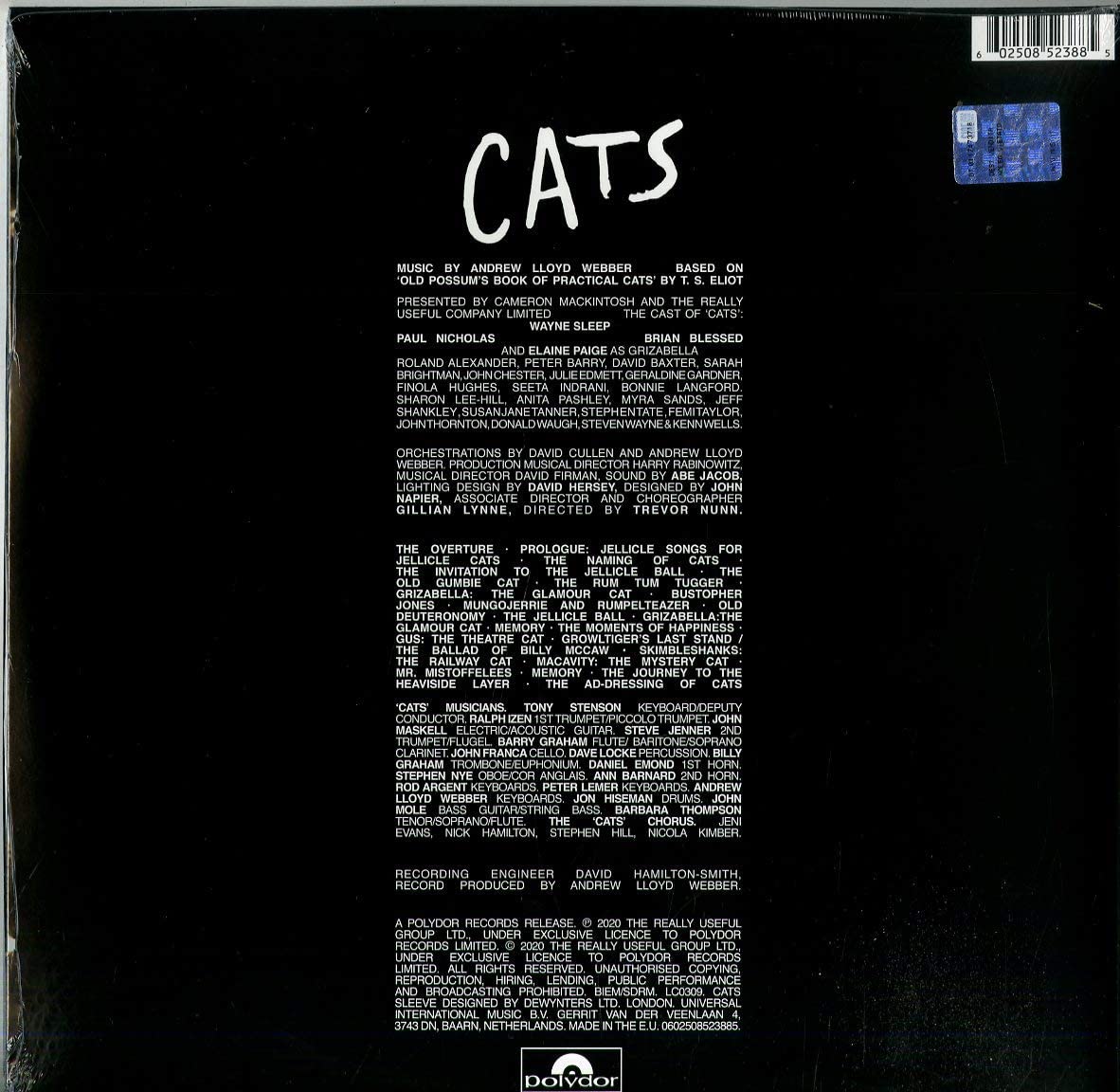 Cats (Original London Cast Recording) - VINYL