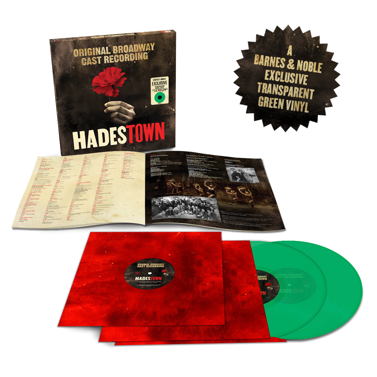 Hadestown (Original Broadway Cast Recording) - GREEN VINYL