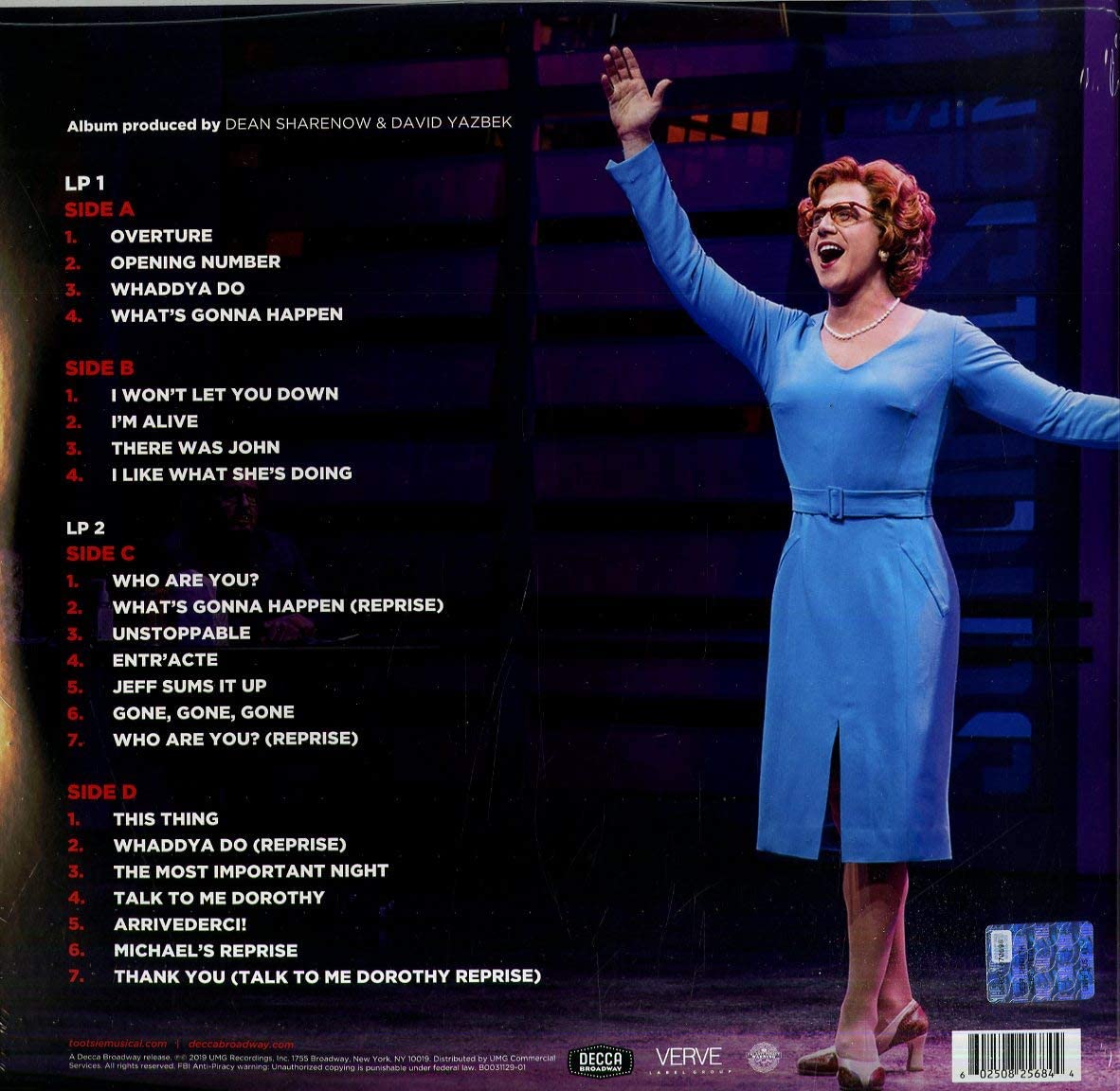 Tootsie (Original Broadway Cast Recording) - VINYL