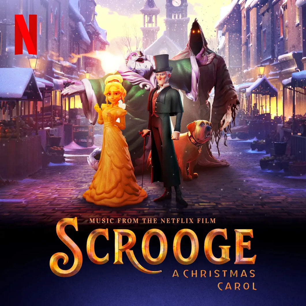 Scrooge A Christmas Carol (Music from the Netflix Film) - BLUE VINYL