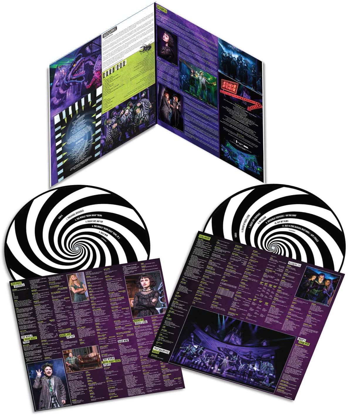 Beetlejuice (Original Broadway Cast Recording) - BLACK & WHITE SPIRAL VINYL