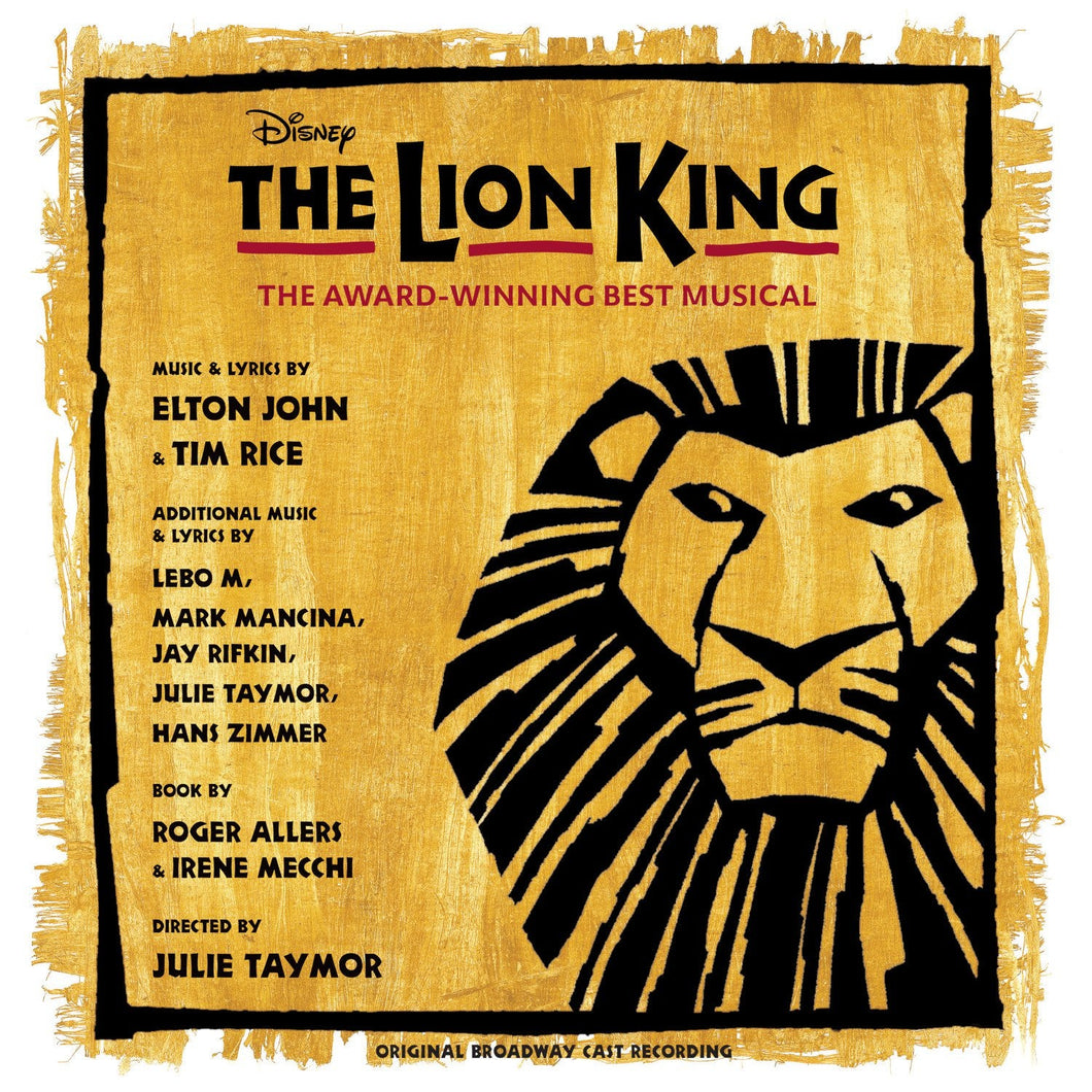 The Lion King (Original Broadway Cast Recording) - BLACK & YELLOW VINYL